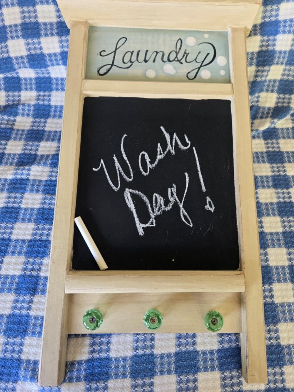 SEASONS Cottagecore/Farmhouse Style Decorative Wash/Message Board NWT